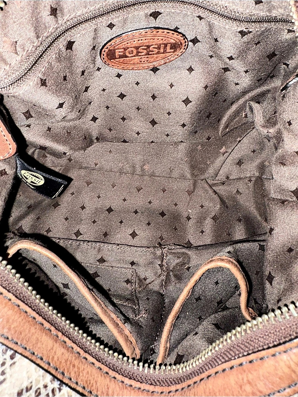 Fossil Maddox Python Satchel - Picture 7 of 14